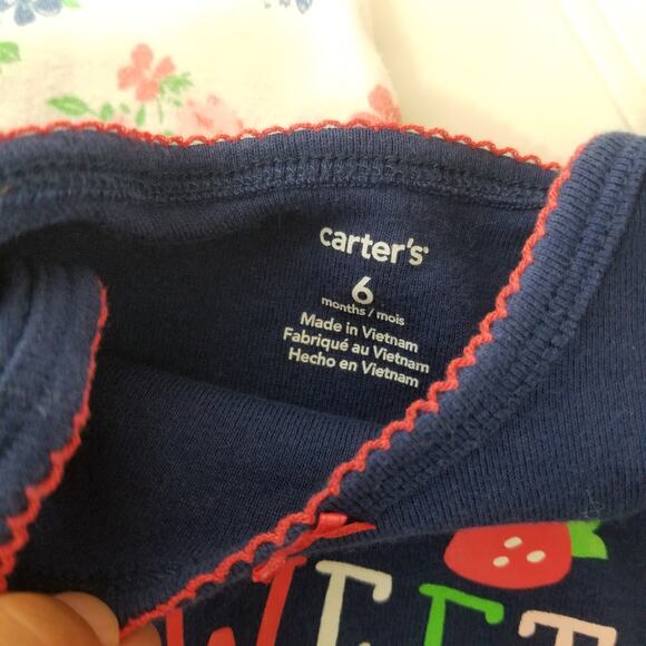 6M Sleep/Play Snap Up Bundle Carters Little Me - Picture 7 of 10